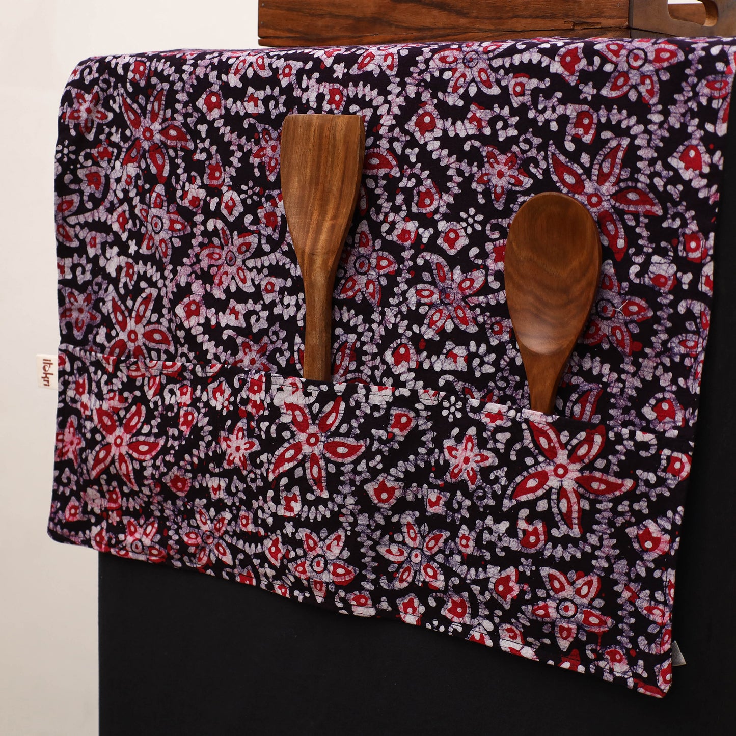 Handmade Fridge Top Cover with Multiple Pockets 28