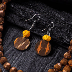 Handmade Fabart Beads Necklace & Earrings Set 08