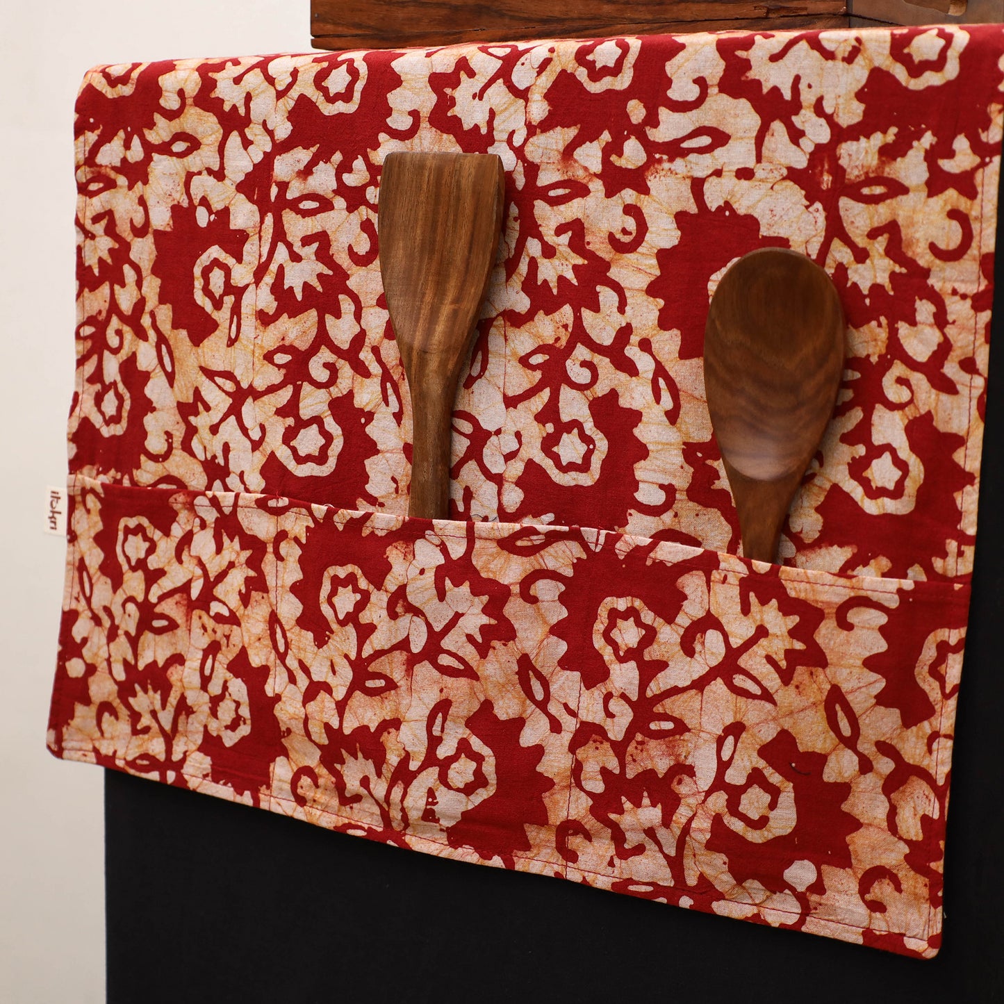 Handmade Fridge Top Cover with Multiple Pockets 29