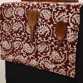 Handmade Fridge Top Cover with Multiple Pockets 30