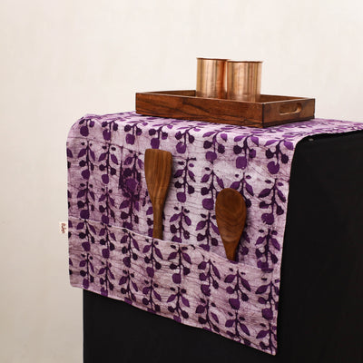 Handmade Fridge Top Cover with Multiple Pockets 31