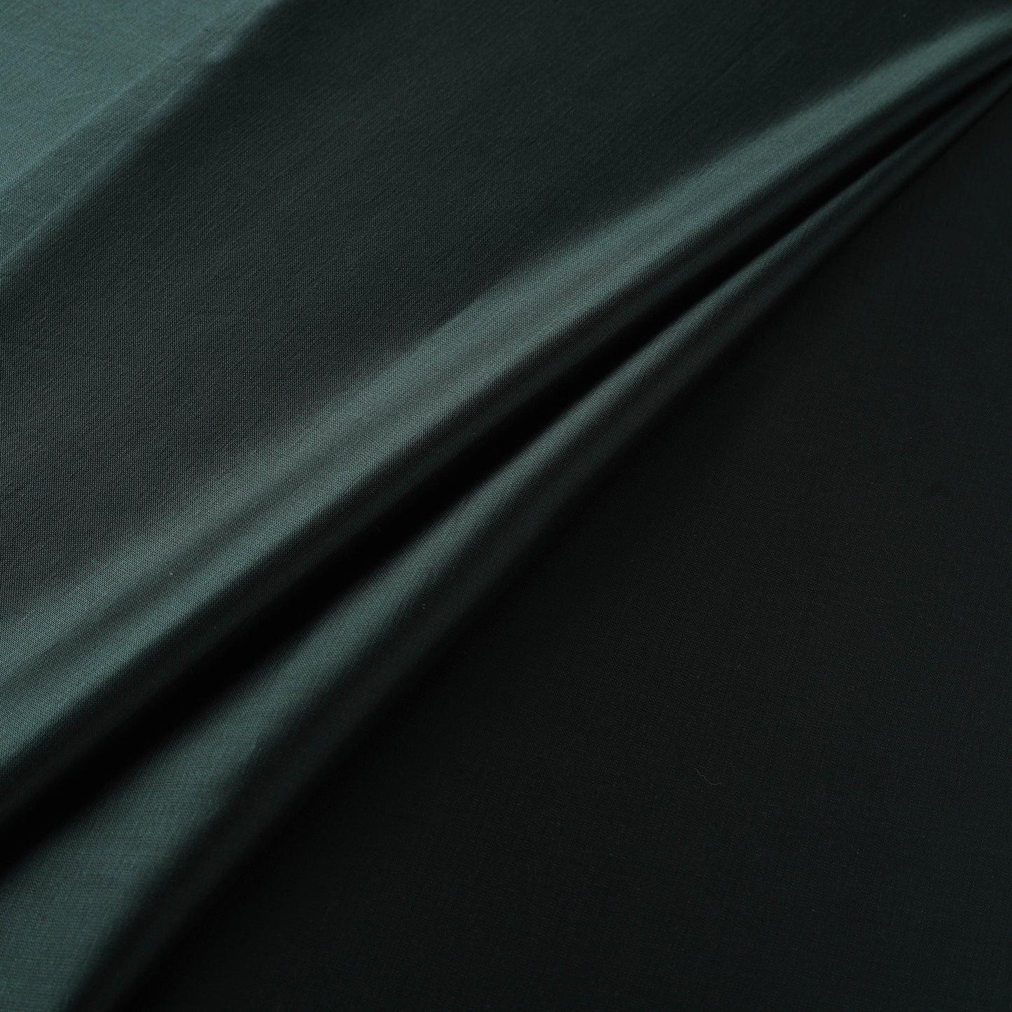Green - Mashru Silk Plain Dyed Fabric (Width - 46 in)