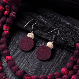 Handmade Fabart Beads Necklace & Earrings Set 09