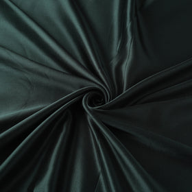 Green - Mashru Silk Plain Dyed Fabric (Width - 46 in)