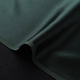 Green - Mashru Silk Plain Dyed Fabric (Width - 46 in)