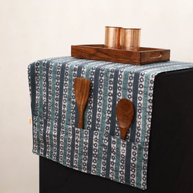 Handmade Fridge Top Cover with Multiple Pockets 33
