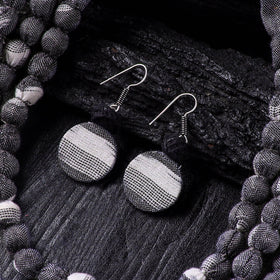 Handmade Fabart Beads Necklace & Earrings Set 10