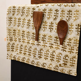 Handmade Fridge Top Cover with Multiple Pockets 35