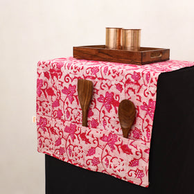 Handmade Fridge Top Cover with Multiple Pockets 36