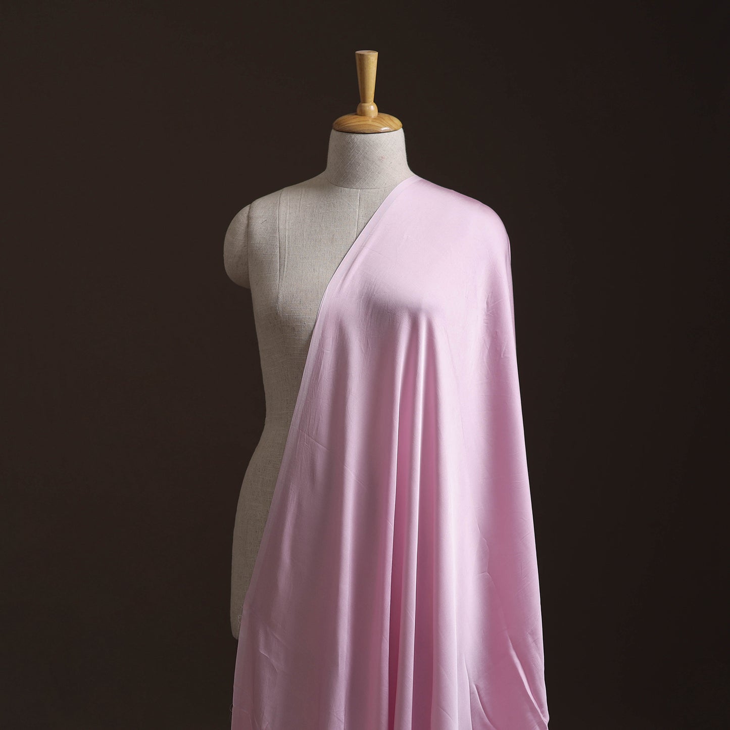 Pink - Modal Silk Plain Fabric 05