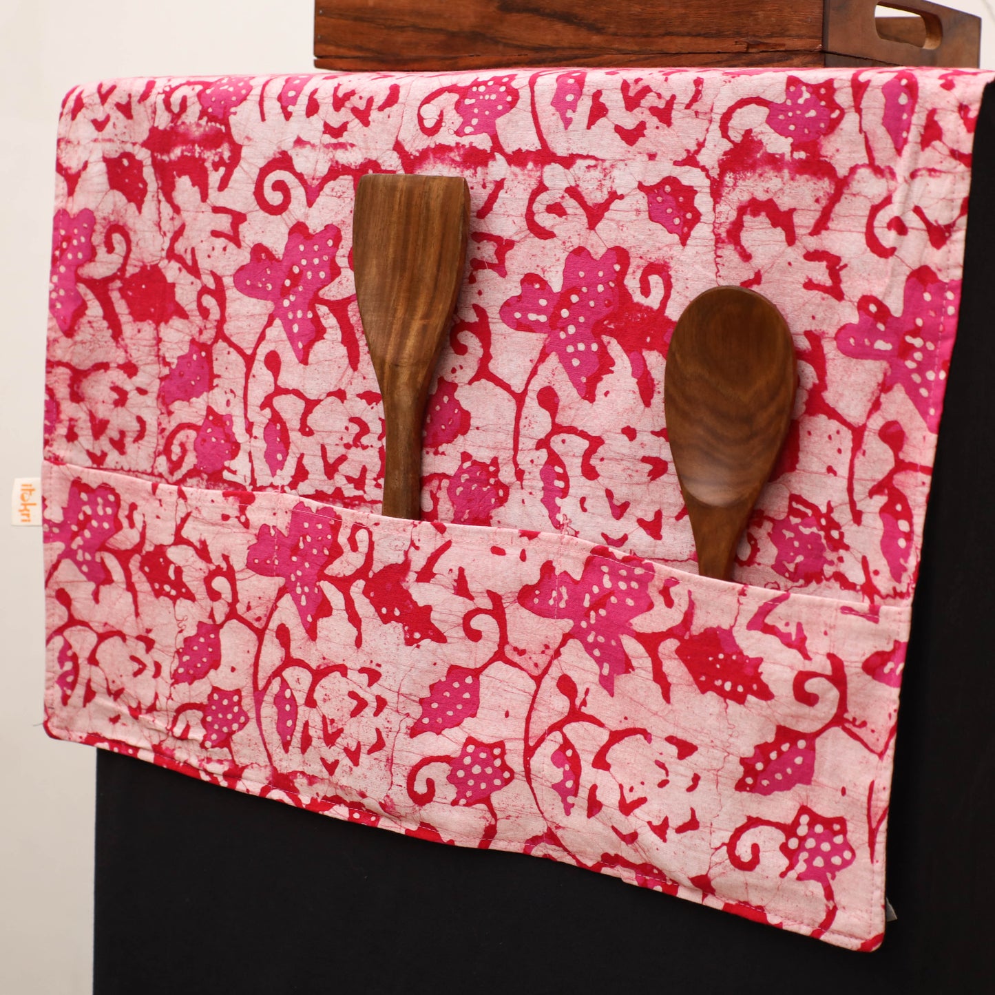 Handmade Fridge Top Cover with Multiple Pockets 36