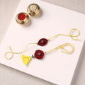 Handmade GS Bead Work Fabart Rakhi with Lumba Set 10