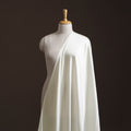 White - Modal Silk Plain Fabric 19