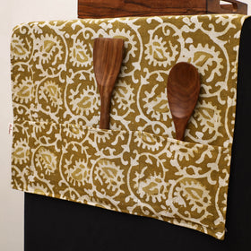 Handmade Fridge Top Cover with Multiple Pockets 37