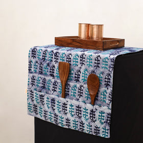 Handmade Fridge Top Cover with Multiple Pockets 38