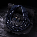 Handmade Fabart Beads Necklace & Earrings Set 15