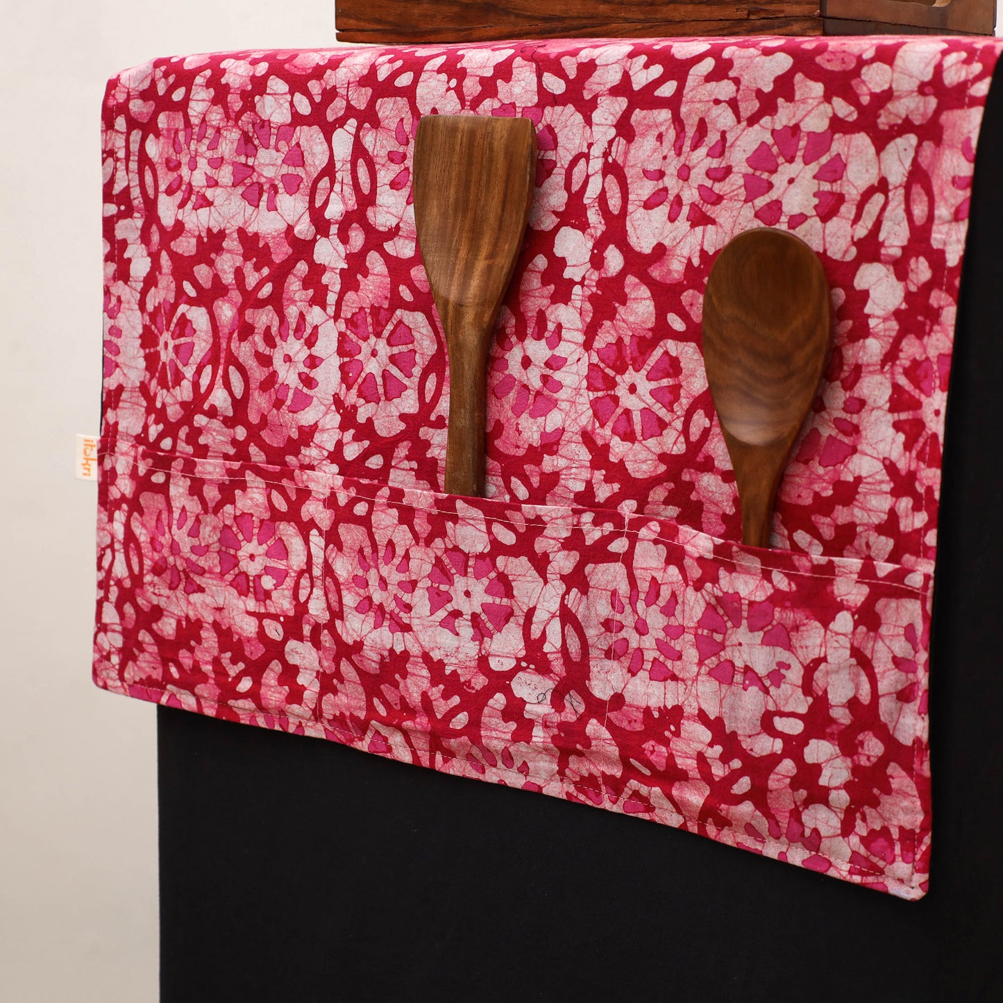 Handmade Fridge Top Cover with Multiple Pockets 39