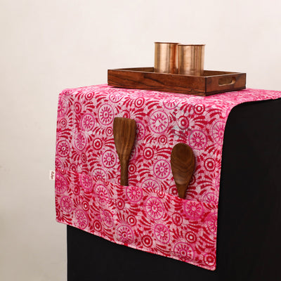 Handmade Fridge Top Cover with Multiple Pockets 41