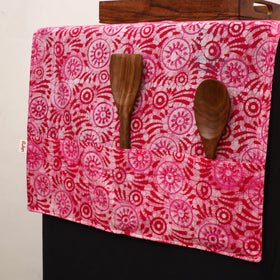 Handmade Fridge Top Cover with Multiple Pockets 41