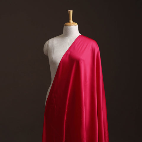 Pink - Modal Silk Plain Fabric 16