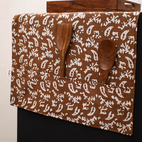 Handmade Fridge Top Cover with Multiple Pockets 42
