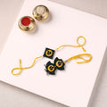 Handmade Thread & Mirror Work Fabart Rakhi with Lumba Set 15
