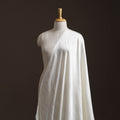 White - Modal Silk Plain Fabric 07