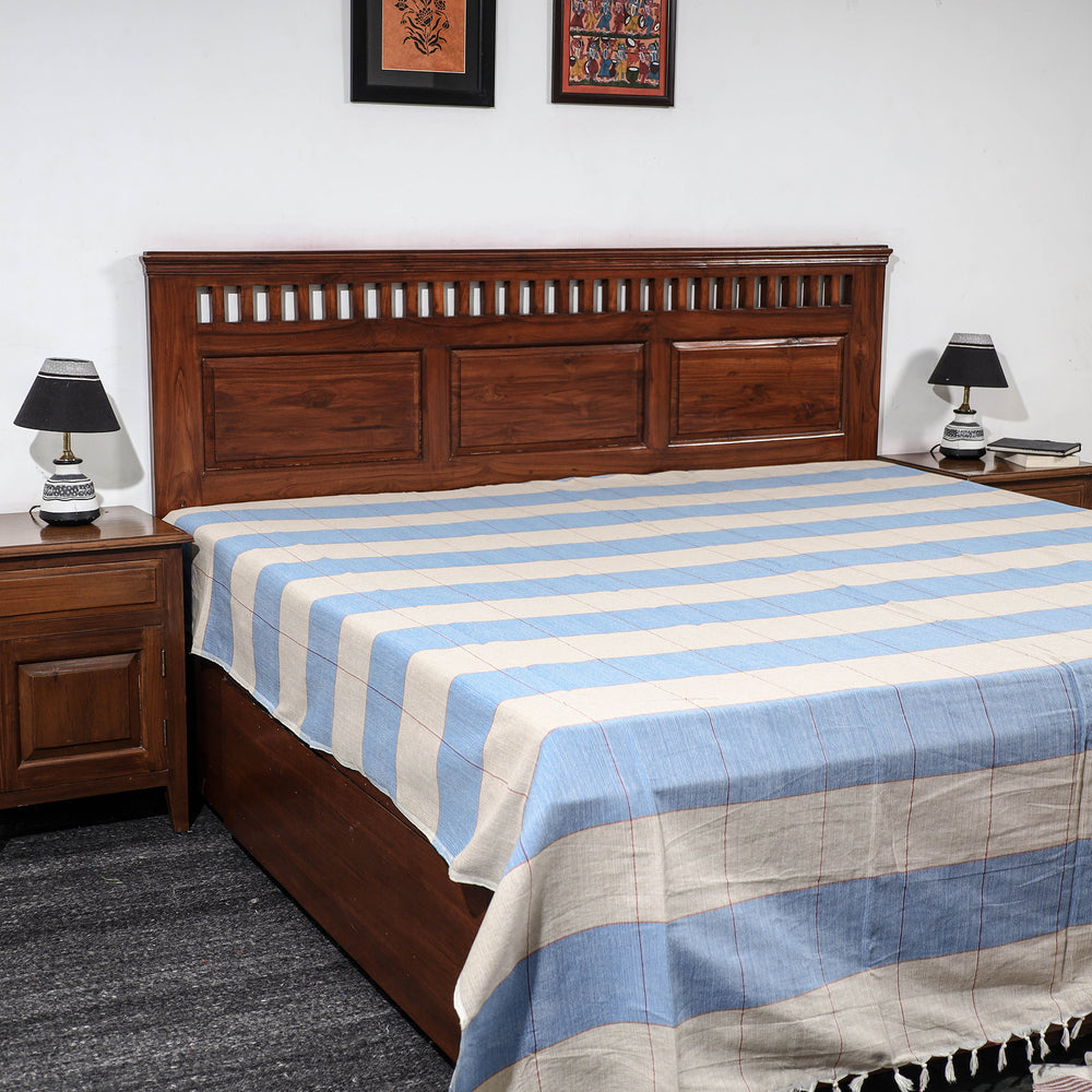 plain double bed cover