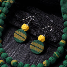 Handmade Fabart Beads Necklace & Earrings Set 18