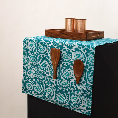 Handmade Fridge Top Cover with Multiple Pockets 45