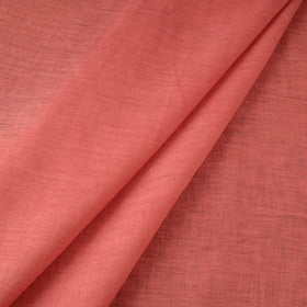 Red - handloom linen bhagalpuri fabric 13 - handcrafted