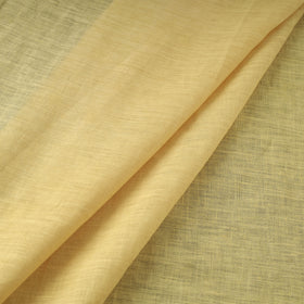 Yellow - handloom linen bhagalpuri fabric 14 - handcrafted