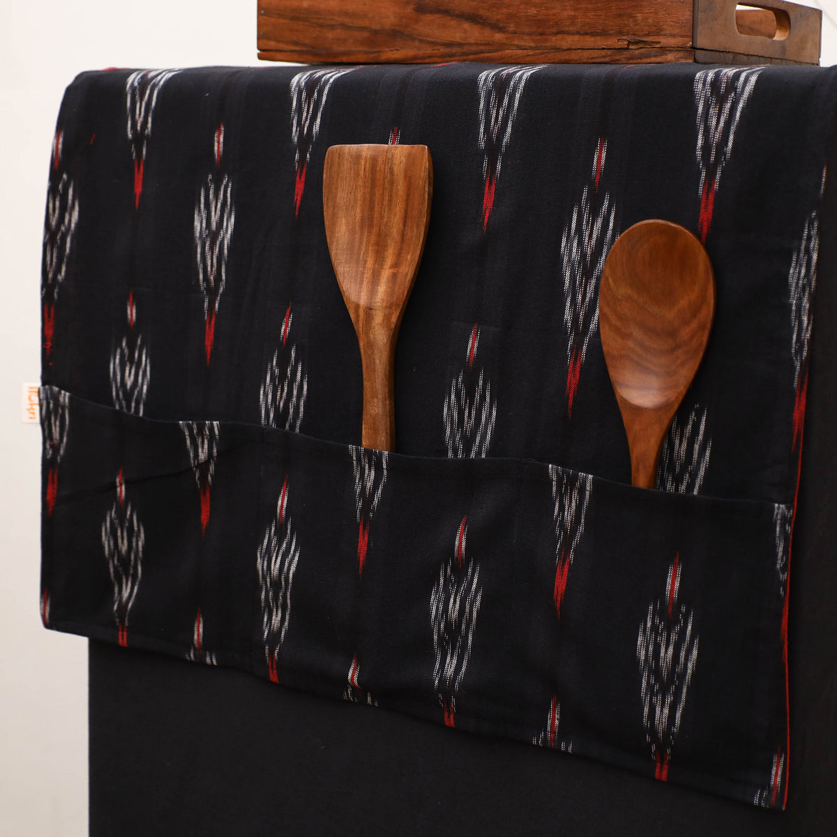 Handmade Fridge Top Cover with Multiple Pockets 47