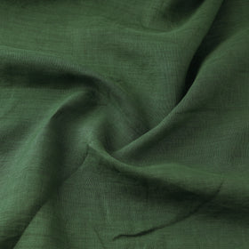 Green - handloom linen bhagalpuri fabric 16 - handcrafted