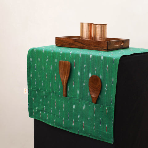 Handmade Fridge Top Cover with Multiple Pockets 49