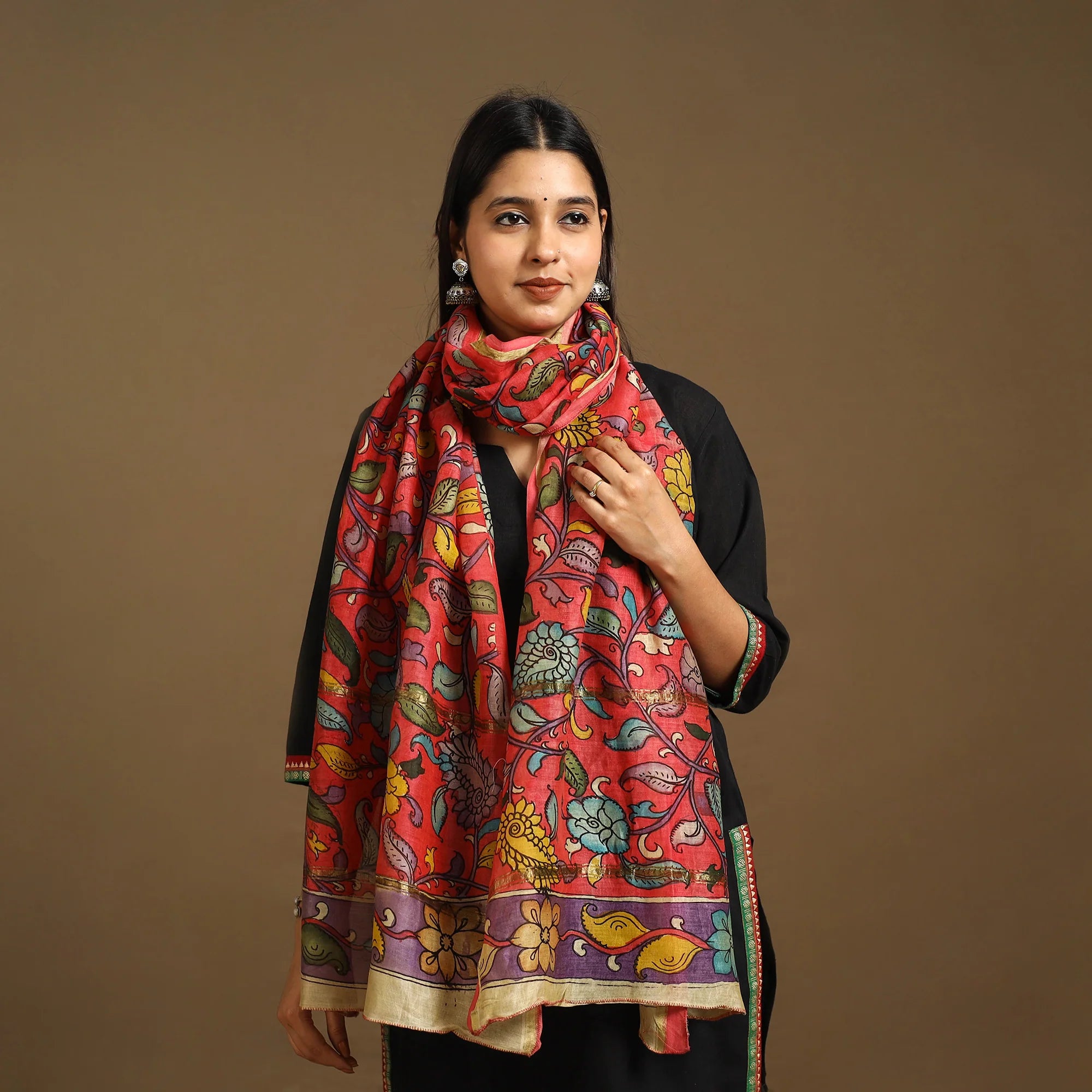 kalamkari stole