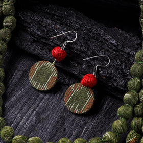 Handmade Fabart Beads Necklace & Earrings Set 24