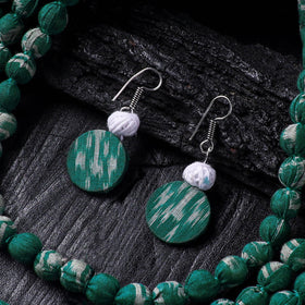 Handmade Fabart Beads Necklace & Earrings Set 26