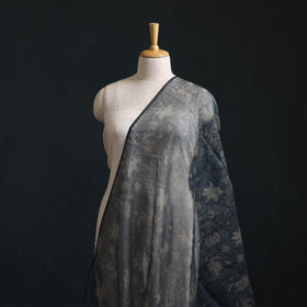 Blue - Bagru Indigo Hand Block Print Kota Doria Natural Dyed Cotton Fabric 15