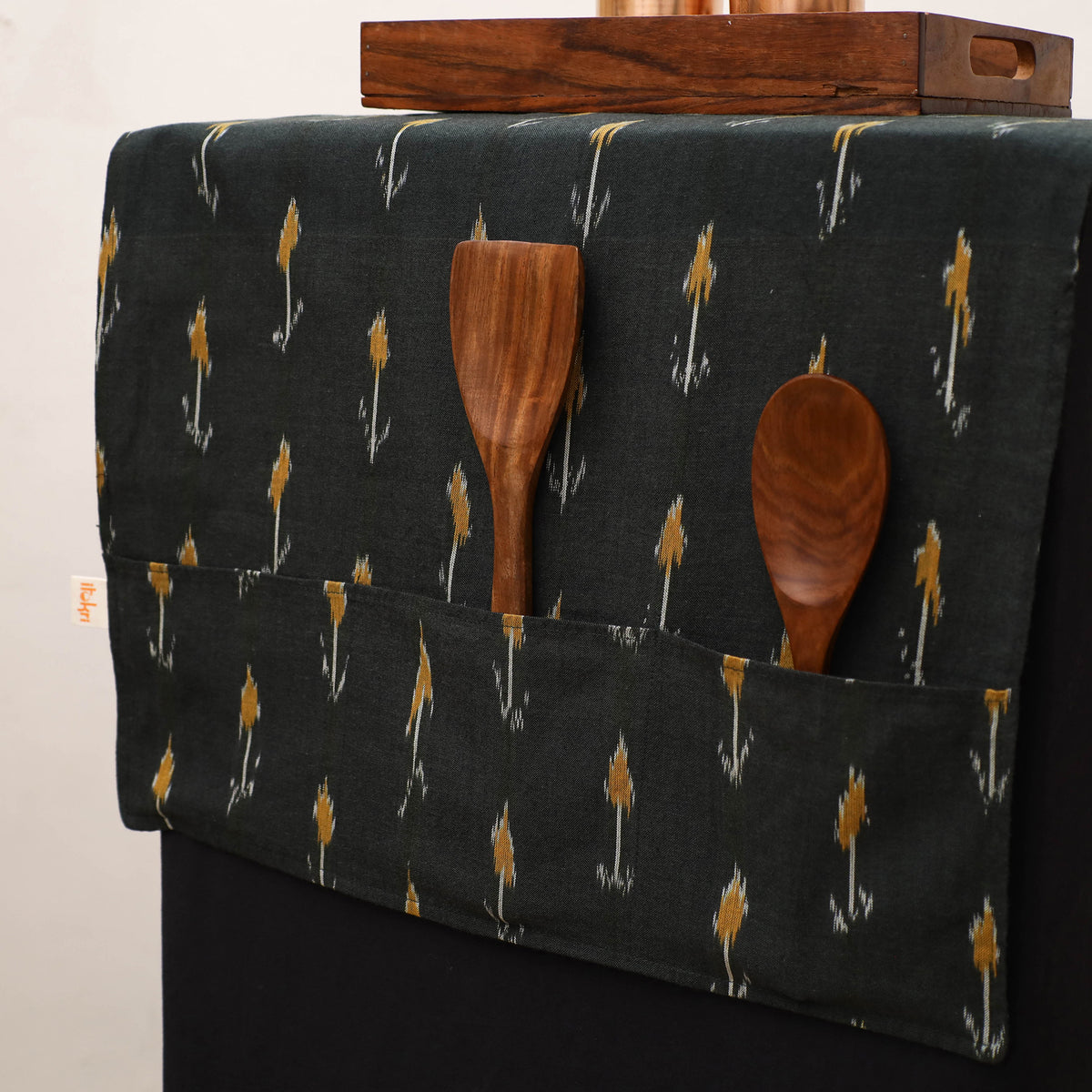 Handmade Fridge Top Cover with Multiple Pockets 60
