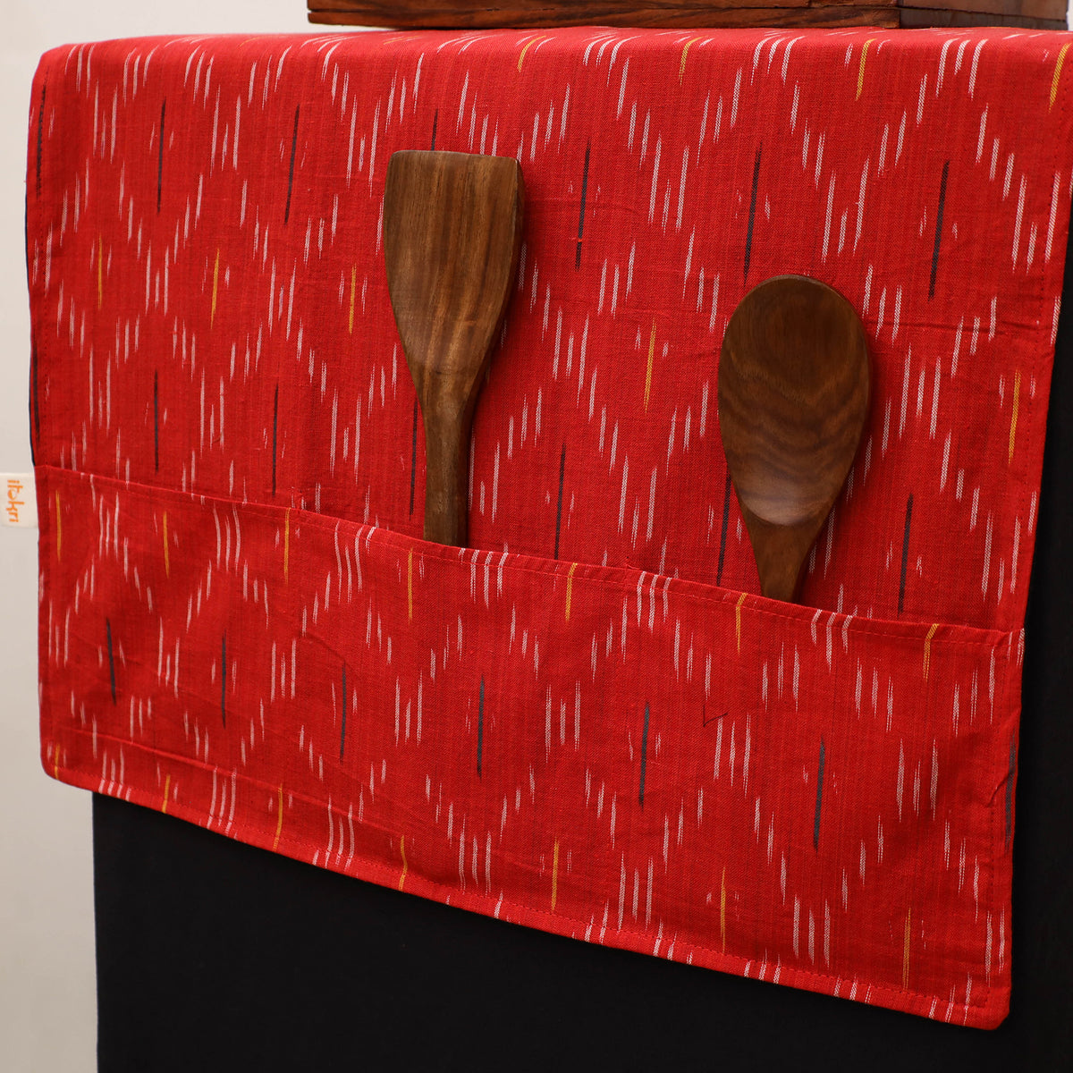 Handmade Fridge Top Cover with Multiple Pockets 61