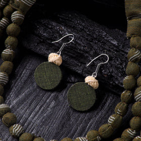 Handmade Fabart Beads Necklace & Earrings Set 30