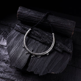 Grey - Handmade German Silver Hasli Necklace 31