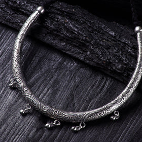 Grey - Handmade German Silver Hasli Necklace 31