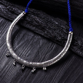 Grey - Handmade German Silver Hasli Necklace 32
