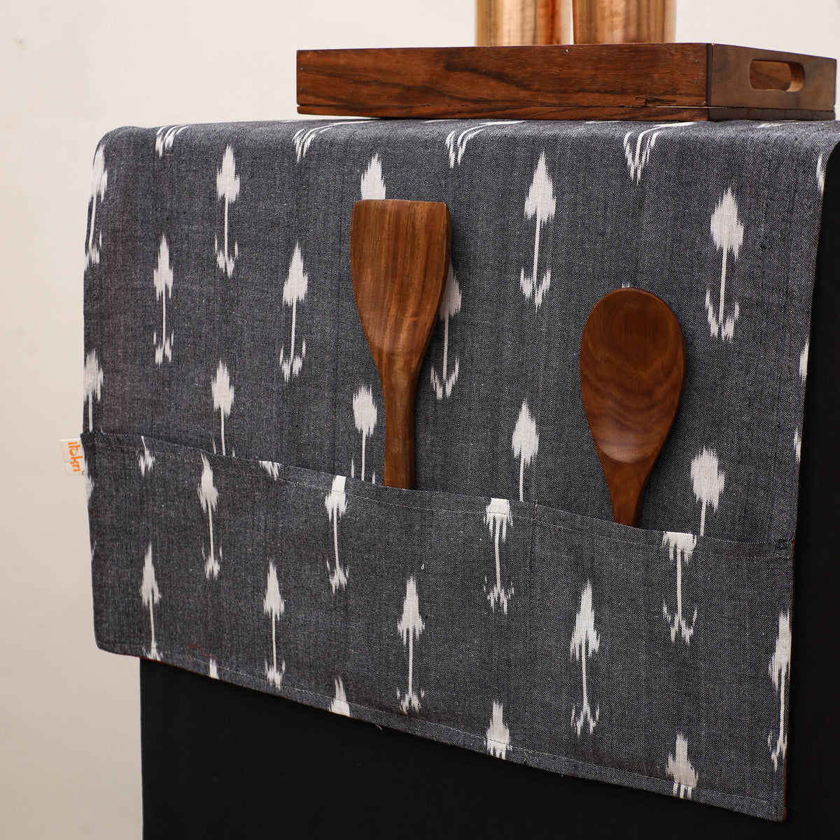 Handmade Fridge Top Cover with Multiple Pockets 64