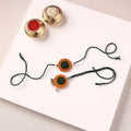 Handmade Thread & Mirror Work Fabart Rakhi with Lumba Set 36