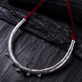 Grey - Handmade German Silver Hasli Necklace 34