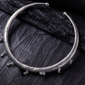 Grey - Handmade German Silver Hasli Necklace 35