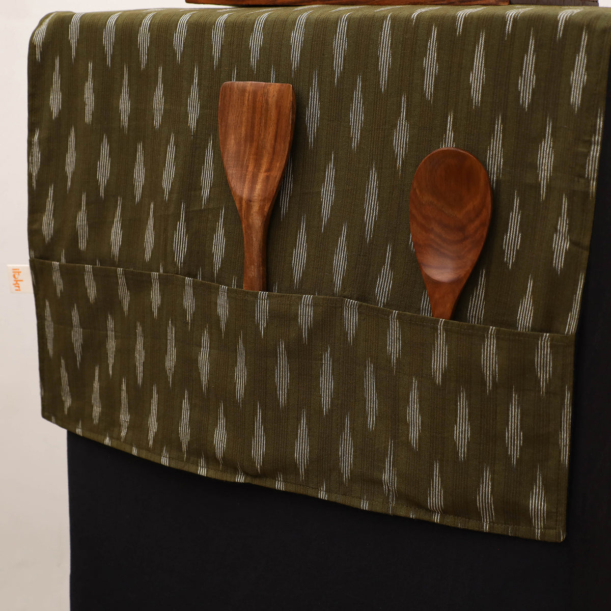 Handmade Fridge Top Cover with Multiple Pockets 67
